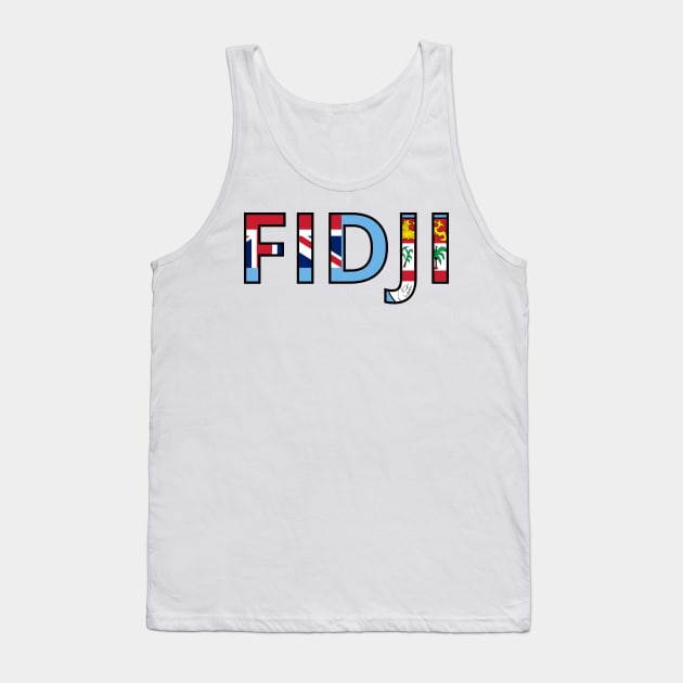 Drapeau Fidji Tank Top by Pixelforma